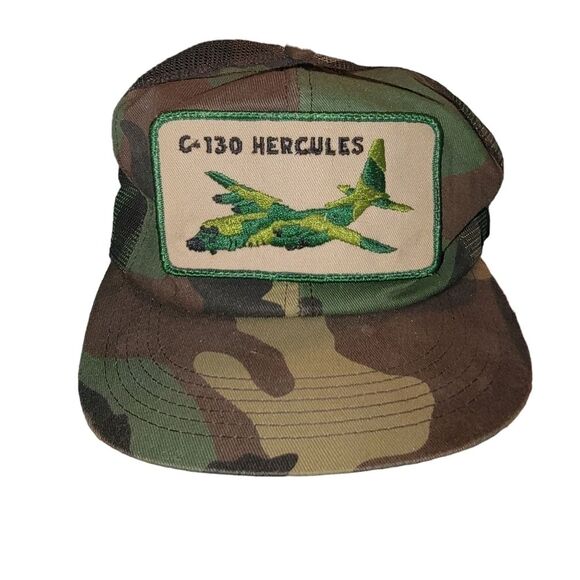 Vintage C-130 Hercules Aircraft trucker hat - Picture 1 of 6